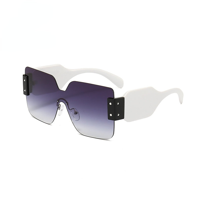 Wholesale PC Brown Large Frame Women's Sunglasses